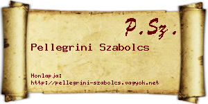 Pellegrini Szabolcs névjegykártya